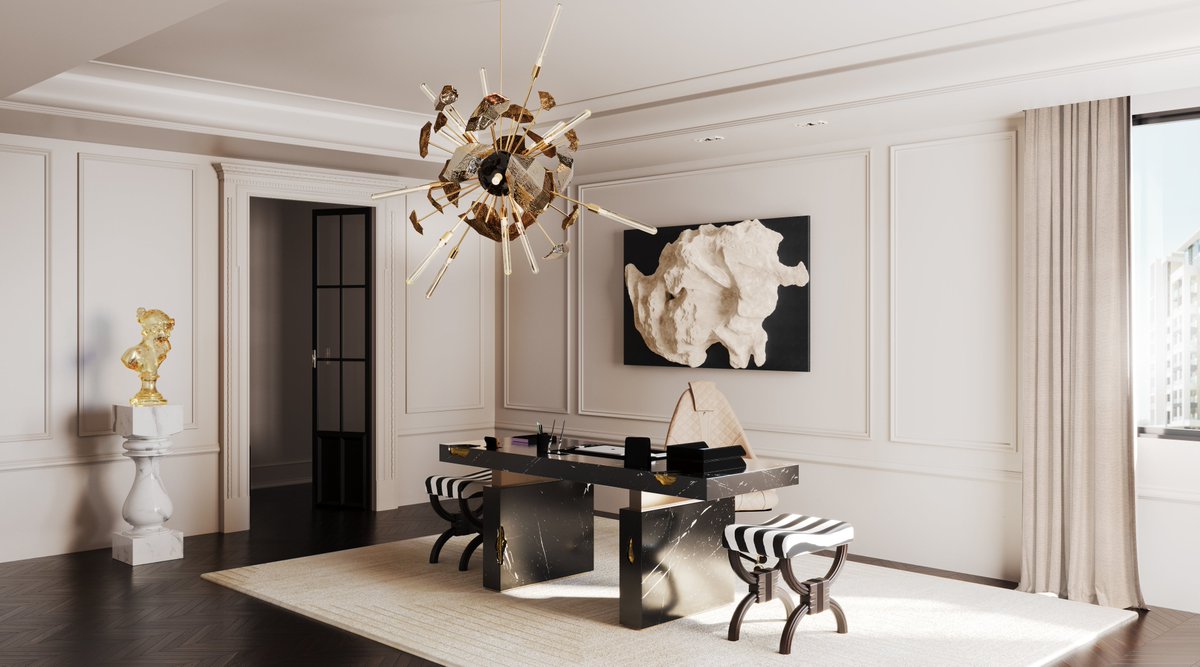 bocadolobo's tweet image. Imagine a workspace that combines elegance, comfort, and technology—custom furniture, ambient lighting, and ergonomic design for a refined 𝐡𝐨𝐦𝐞 𝐨𝐟𝐟𝐢𝐜𝐞.

𝐒𝐞𝐞 𝐨𝐮𝐫 𝐍𝐞𝐰 𝐄𝐛𝐨𝐨𝐤: shorturl.at/Qwmt8

#bocadolobo #homeofficedecor #officeideas #furnituredesign