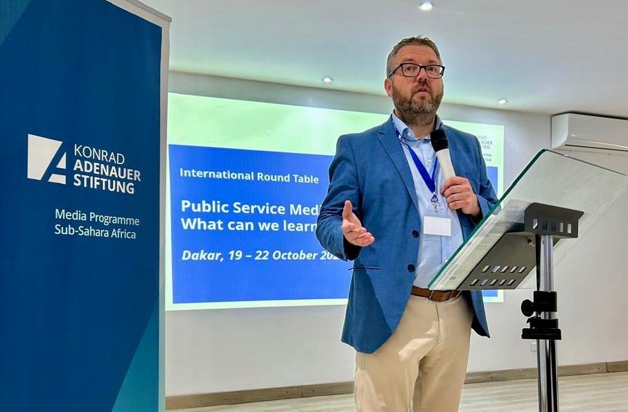 SOSCoalition's tweet photo. 19 - 23 October 

SOS had the privilege of attending the International Roundtable on PSM hosted by the Konrad-Adenauer-Stiftung in Senegal. The roundtable brought together experts from across the Africa and Europe to discuss key issues and opportunities on both continents! https://t.co/pk2BGJGU8N