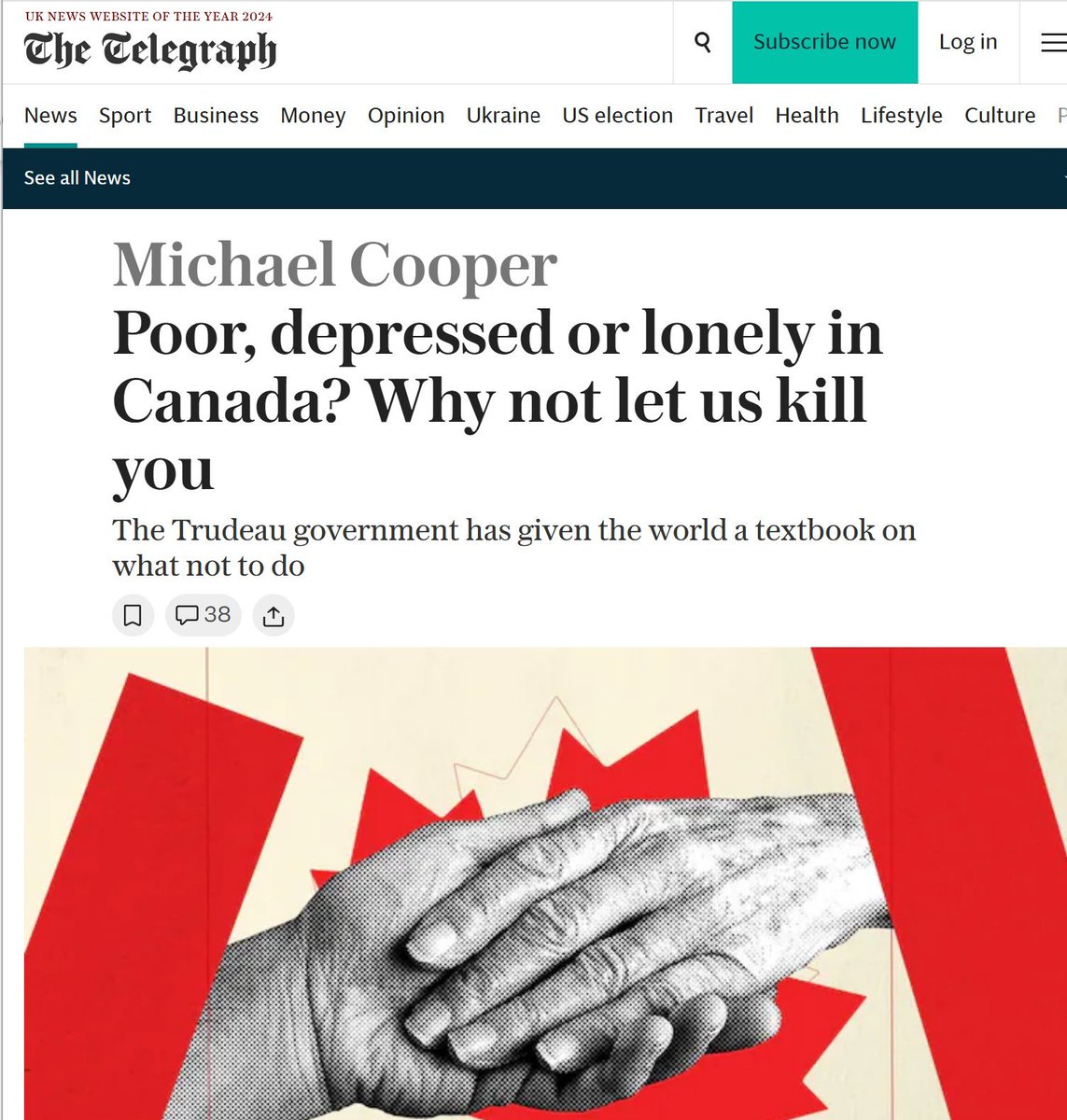 TomTSEC's tweet photo. The New Canada - Life no longer has an inherent value. https://t.co/vQ6JDKDDn1
