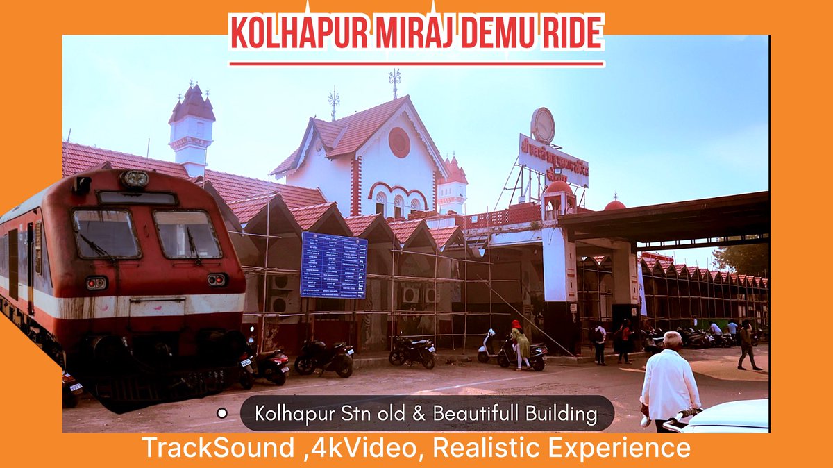 BelagaviRailway's tweet photo. #Kolhapur #Miraj #DEMU train Ride ,#TrackSound ,Finest Video quality, Realistic Journey Experience
Link ๐
https://t.co/L1DqENhmHE https://t.co/AbNrjkJtkH