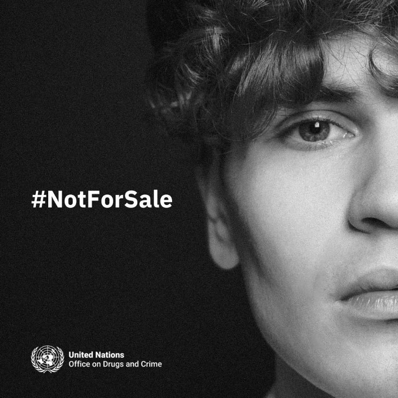 UNODC_OrgCrime's tweet photo. Humans are #NotForSale.

🔁 💙 if you agree!