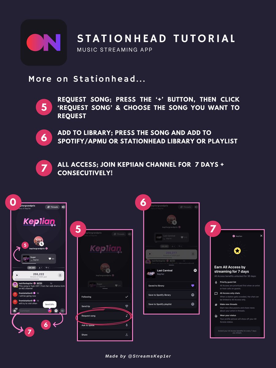 Kep1er Streams (@streamskep1er) on Twitter photo 「#KEP_ON_STREAMING」
<a href="/STATIONHEAD/">STATIONHEAD</a> Guide for Kep1ians!
*Please read carefully and follow the guide accordingly!
#Kep1er #케플러 #ケプラー
#TIPI_TAP #241101_1PM 「#KEP_ON_STREAMING」
<a href="/STATIONHEAD/">STATIONHEAD</a> Guide for Kep1ians!
*Please read carefully and follow the guide accordingly!
#Kep1er #케플러 #ケプラー
#TIPI_TAP #241101_1PM