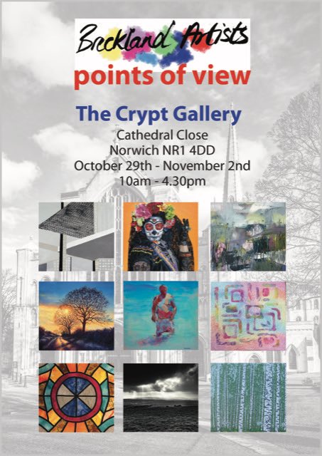 Three of the fabulous pastel works on display by Sonia Dobbs-Orr at The Crypt Gallery in Norwich today as part of our ‘Points of View’ exhibition. Open today through Saturday 10-4.30pm.