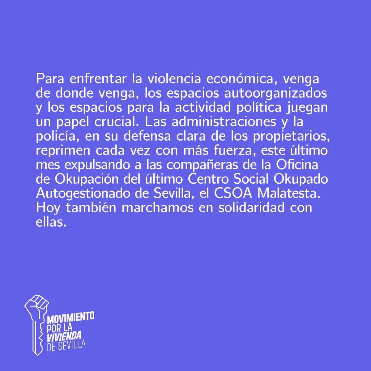 📢 Publicamos manifiesto para el #9N

👉 para incluir en el debate político en torno al 9N cuestiones clave: señalar a especuladores y rentistas, la turistificación y a los 3 gobiernos (central, autonómico y local) como responsables-culpables de la crisis de la vivienda

Sigue👇