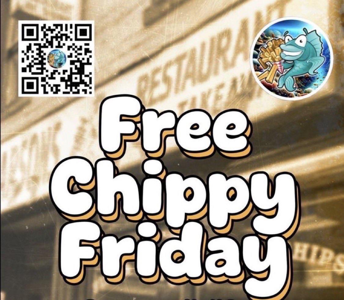 FishnChipsSOL's tweet photo. 🍟 #FREECHIPPYFRIDAY 🐟
This week, we are paying YOU $20 worth of $CHIPPY tokens to eat Fish and Chips! 🐟🍟
We will #airdrop $20 worth tokens to anyone who buys a portion of Fish N Chips today!
To be eligible for this #Giveaway and to claim your tokens, complete the following steps:
🐟Hold at least 100,000 $CHIPPY
🐟BUY Fish n Chips from any restaurant, chippy or takeaway! (Home cooking not allowed!)
🐟LIKE and QUOTE Tweet this post with #FREECHIPPYFRIDAY
🐟Include a photo containing receipt OR proof of date - 15/11/24! 🐟🍟