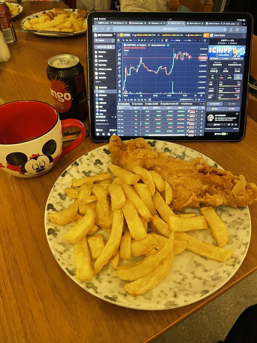 FishnChipsSOL's tweet photo. 🍟 #FREECHIPPYFRIDAY 🐟
This week, we are paying YOU $20 worth of $CHIPPY tokens to eat Fish and Chips! 🐟🍟
We will #airdrop $20 worth tokens to anyone who buys a portion of Fish N Chips today!
To be eligible for this #Giveaway and to claim your tokens, complete the following steps:
🐟Hold at least 100,000 $CHIPPY
🐟BUY Fish n Chips from any restaurant, chippy or takeaway! (Home cooking not allowed!)
🐟LIKE and QUOTE Tweet this post with #FREECHIPPYFRIDAY
🐟Include a photo containing receipt OR proof of date - 15/11/24! 🐟🍟