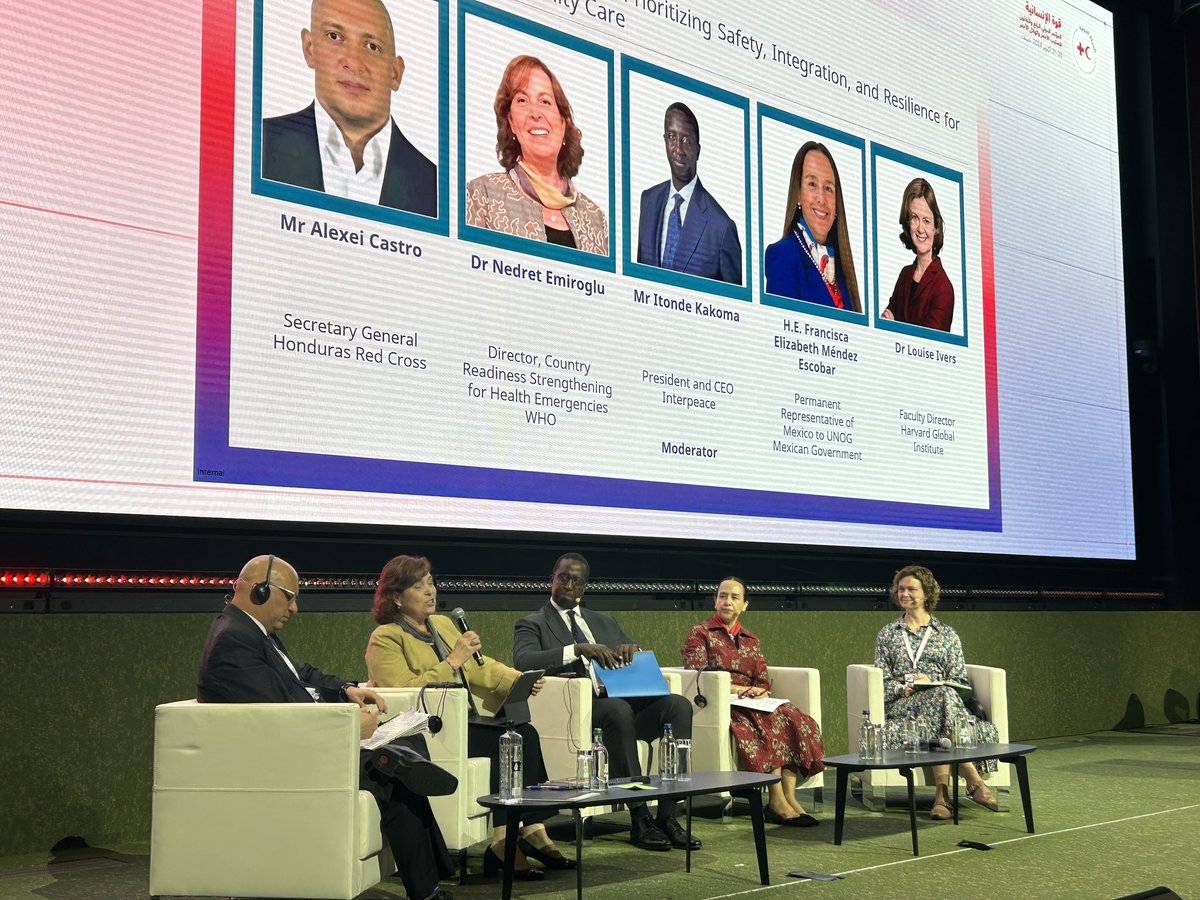 Mtharwat1981's tweet photo. Today #RCRC24 at  34th IC

We’re looking at community health, frontline preparedness, and lessons from past experiences to shape a resilient future.
@ifrc @WHO https://t.co/I68pPHoAvz