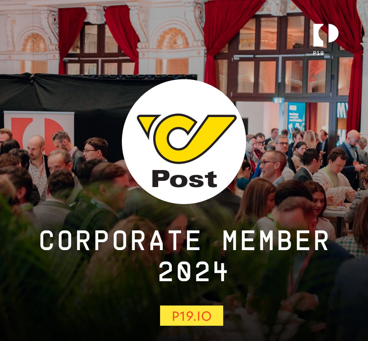 Die Österreichische Post AG ist P19 #CorporateMember2024 🤝
Danke für die wertvolle Partnerschaft in der P19 Community!

Das P19 PAYMENT FESTIVAL 2024 ⚡

📅: 26. Nov.
📍: Sofiensäle, Wien
🎫: bit.ly/3yCAY47

#P19 #Event