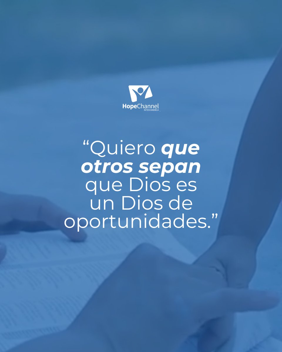 ♥️ Un Dios de oportunidades ✨.  Mira esta y más historias de conversión en SWITCH 👇👇👇
hopechannelinteramerica.org/series/switch-…