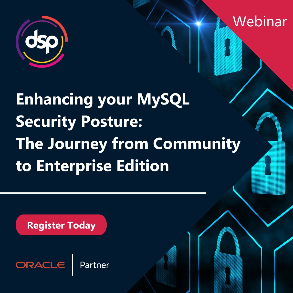 dsp_uk's tweet image. Our upcoming webinar explores how to enhance your MySQL Security Posture with a seamless upgrade to MySQL Enterprise Edition.
Join us on Wednesday 6th November to find out more...
Register here: bit.ly/4ftW84B
#MySQLEnterpriseEdition #MySQLSecurity #MySQL