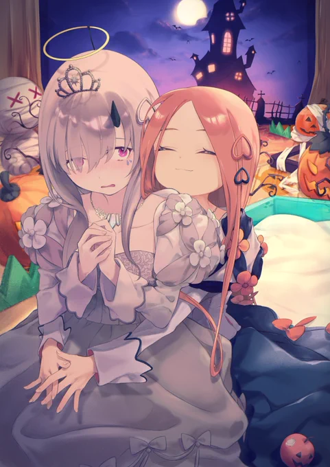 ハッピーハロウィンଘ(੭ˊᵕˋ)੭* ੈ‧₊˚#FGO #アビラヴィ 