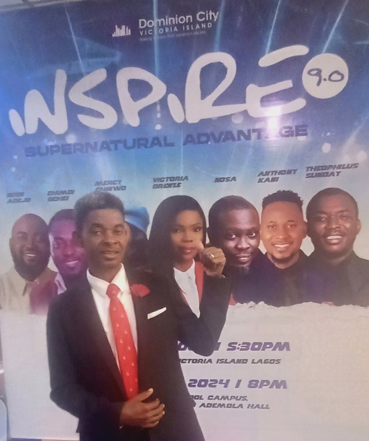 blessedamongmen's tweet photo. For me,it's the deep calling unto Deep tomorrow at the #Inspire9 of @Dominioncityvi at the Muri Okuola Park,VI-Lagos by 5:30pm. Am looking forward to it + worshipping with @Chimdisluv ,@victoriaorenze etc

Is Sunday for #DcService,Dee Pee himself will be live with us - loaded. https://t.co/azuy3ddfI1