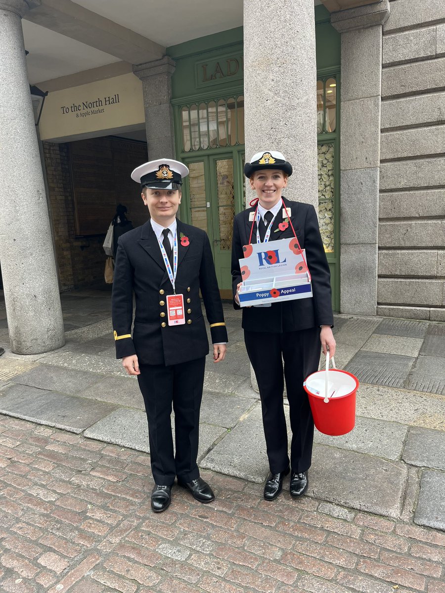 ๐๐ก๐๐ซ๐ฅ๐๐ฌ ๐๐๐ซ๐ซ๐๐ญ๐ญ (@charles_perrett) on Twitter photo Volunteers from <a href="/RAFCRANWELL/">RAF CRANWELL</a> and <a href="/HMSPresidentRNR/">HMS President</a> supporting <a href="/PoppyLegion/">Royal British Legion</a> #LondonPoppyDay at <a href="/CoventGardenLDN/">Covent Garden</a> and <a href="/TfL/">TfL</a> Covent Garden.
<a href="/RNReserve/">Royal Naval Reserve</a> <a href="/RoyalNavy/">Royal Navy</a> <a href="/RoyalAirForce/">Royal Air Force</a> Volunteers from <a href="/RAFCRANWELL/">RAF CRANWELL</a> and <a href="/HMSPresidentRNR/">HMS President</a> supporting <a href="/PoppyLegion/">Royal British Legion</a> #LondonPoppyDay at <a href="/CoventGardenLDN/">Covent Garden</a> and <a href="/TfL/">TfL</a> Covent Garden.
<a href="/RNReserve/">Royal Naval Reserve</a> <a href="/RoyalNavy/">Royal Navy</a> <a href="/RoyalAirForce/">Royal Air Force</a>