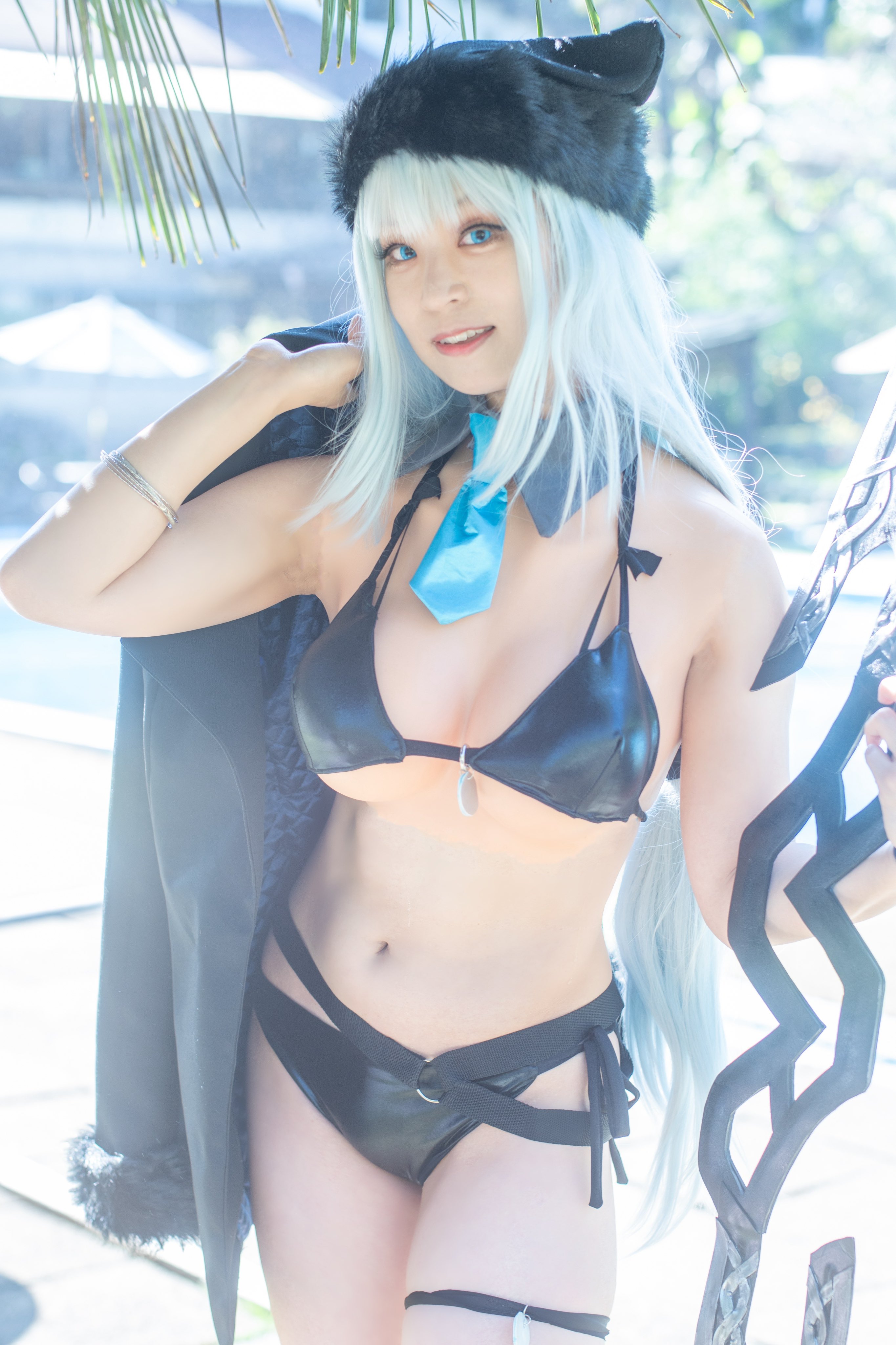 FGO 水着 ニキチッチ コスプレ 水着ニキチッチ フルセット FGO コスプレ Amazon.co.jp