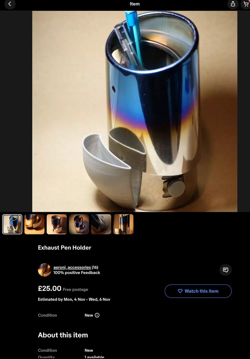 Now for sale on eBay!!
There is only one available at the moment, but we are working on slowly building stock. 😀✈️🚗

ebay.co.uk/itm/3159046652…