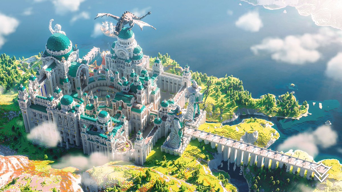 VarunaLLC's tweet photo. Beautiful render of CITADEL by AleM!
See More of This Map: https://t.co/J4d1vvjM1L
#minecraft #building #minecraftbuilds #varuna #citadel #fantasy #dragons #wizards #enchantedworld #videogames https://t.co/YPSRRc6rKH