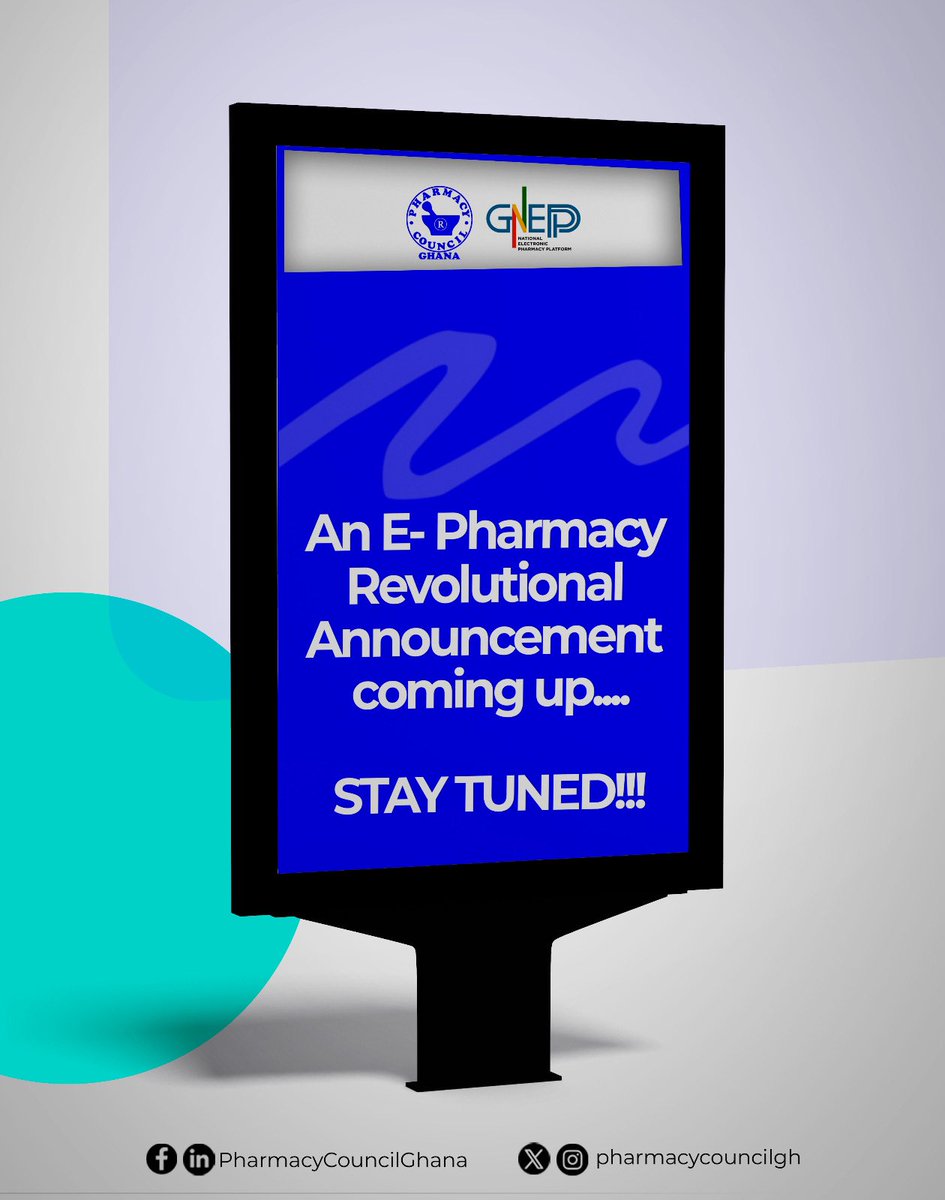 Watch this space....Revolution dawns!!!

#epharmacy #gnepp #pharmacycouncil #pharmacy