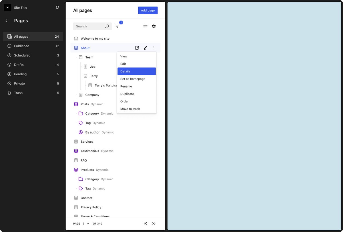 Exploring improvements to the Pages data view in WordPress github.com/WordPress/gute…