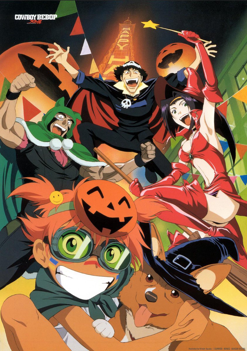 animeupdates's tweet photo. Happy Halloween with Cowboy Bebop! 🎃 https://t.co/HeARFIZ45q