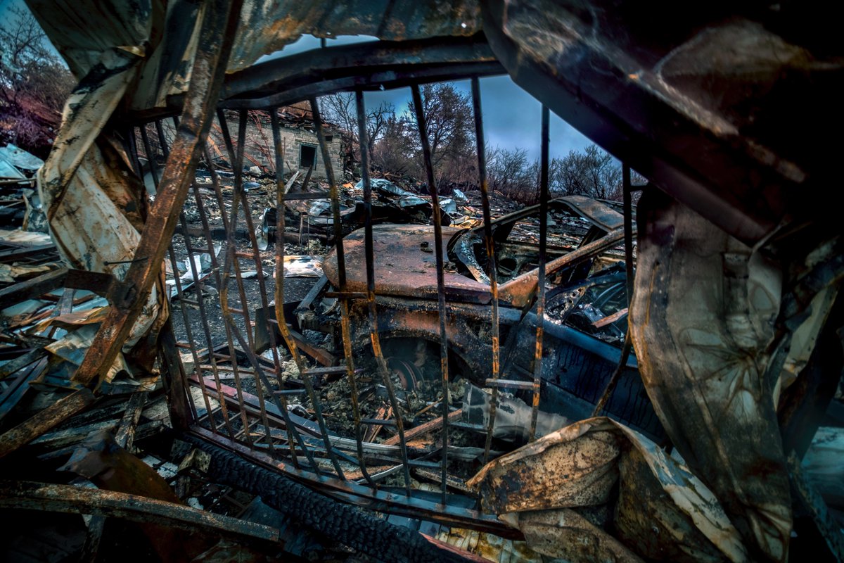 Ricardo Garcia Vilanova (@rgarciavilanova) on Twitter photo A house blown up by Russian shelling in Prokovstk region frontline ( Ukraine ) A house blown up by Russian shelling in Prokovstk region frontline ( Ukraine )