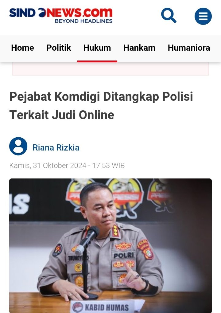 Valid ya. Mau percaya atau tidak silakan, tapi kami ingatkan di era pemerintahan Prabowo-Gibran ini judi online bakal serius diberantas. Sebab tidak akan ada yg namanya pertumbuhan ekonomi selama judol masih merajalela. Pihak2 yg terlibat silakan menyesuaikan diri atau dilibas!