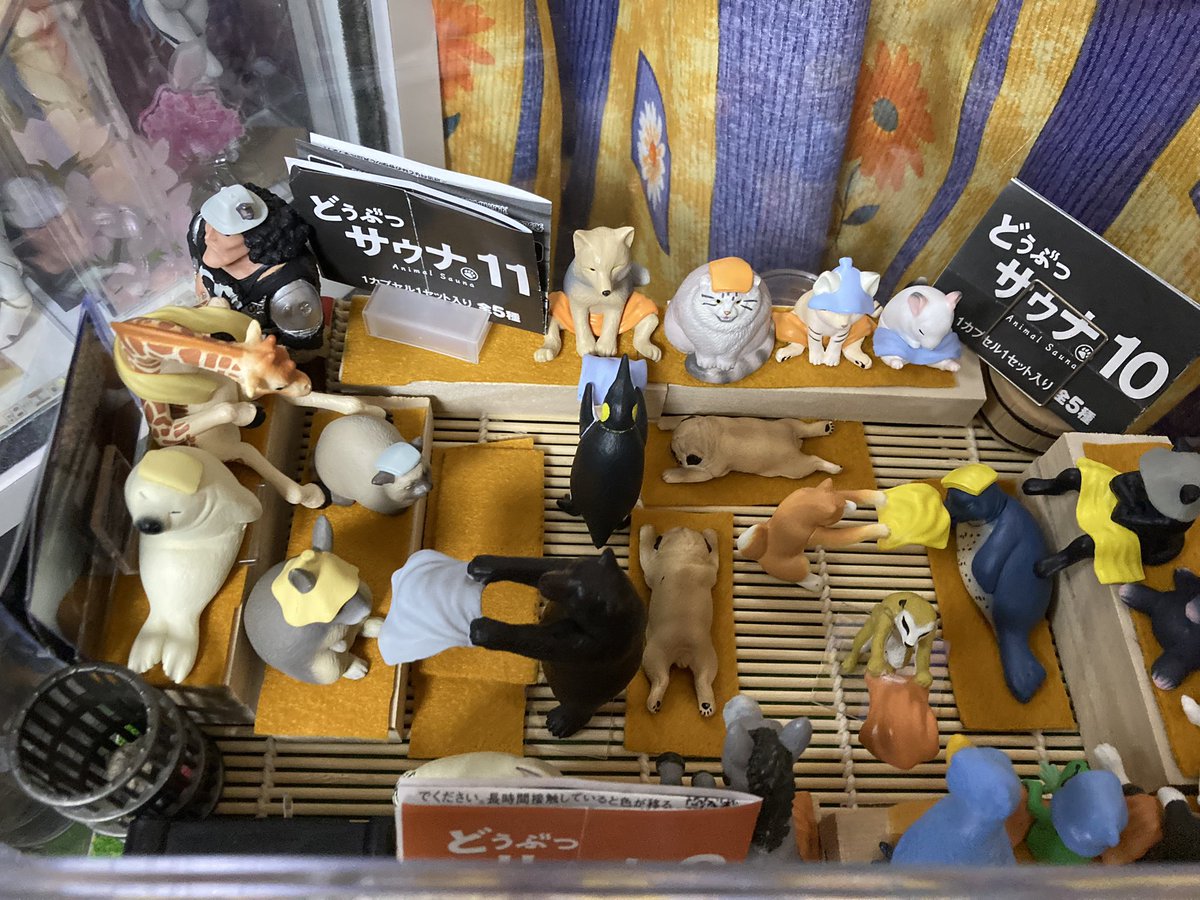 本日のガチャ どうぶつサウナ13 早いものでもうシリーズ13 この