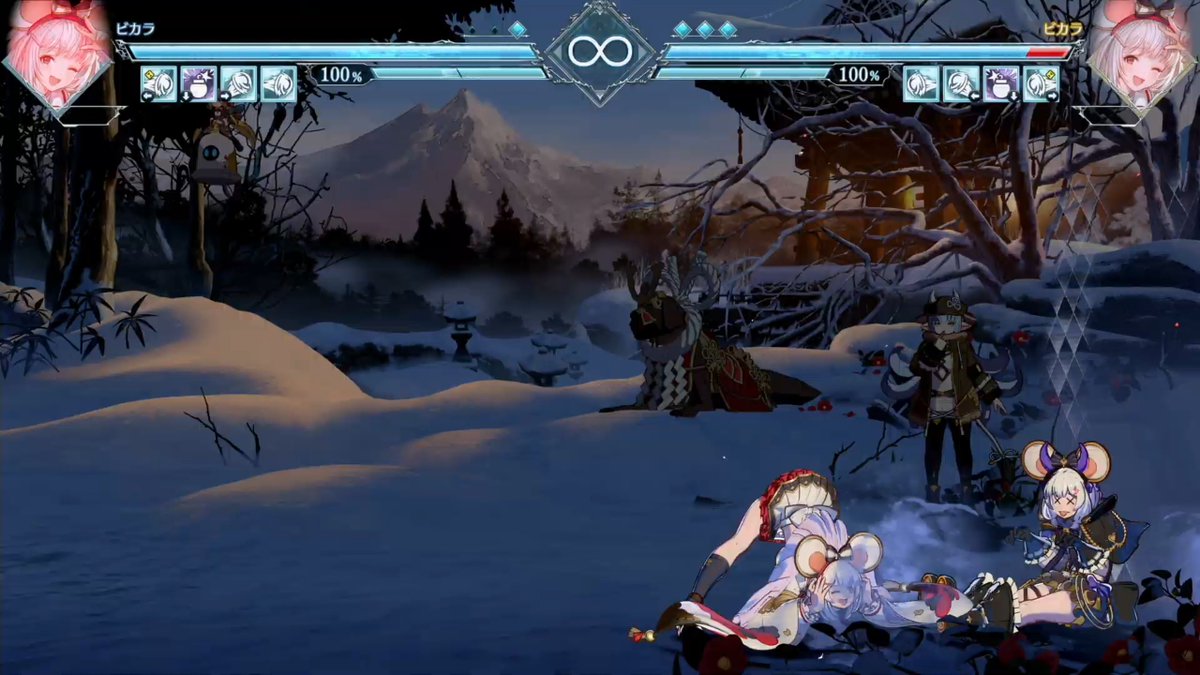 granblue_en's tweet photo. They also spent a couple of minutes trying to pause training mode on just the right frame to show off Vikala's Jack-O pose, which only appears for a frame after she gets knocked down.

#GBVSR https://t.co/i8RLuW5px4