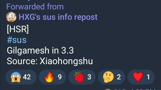 HoyoVillains's tweet image. [HSR LEAKS]
.
.
.
.
GILGAMESH IN 3.3!??? PLEASE JUSTBE REAL FOR ONCE 😭