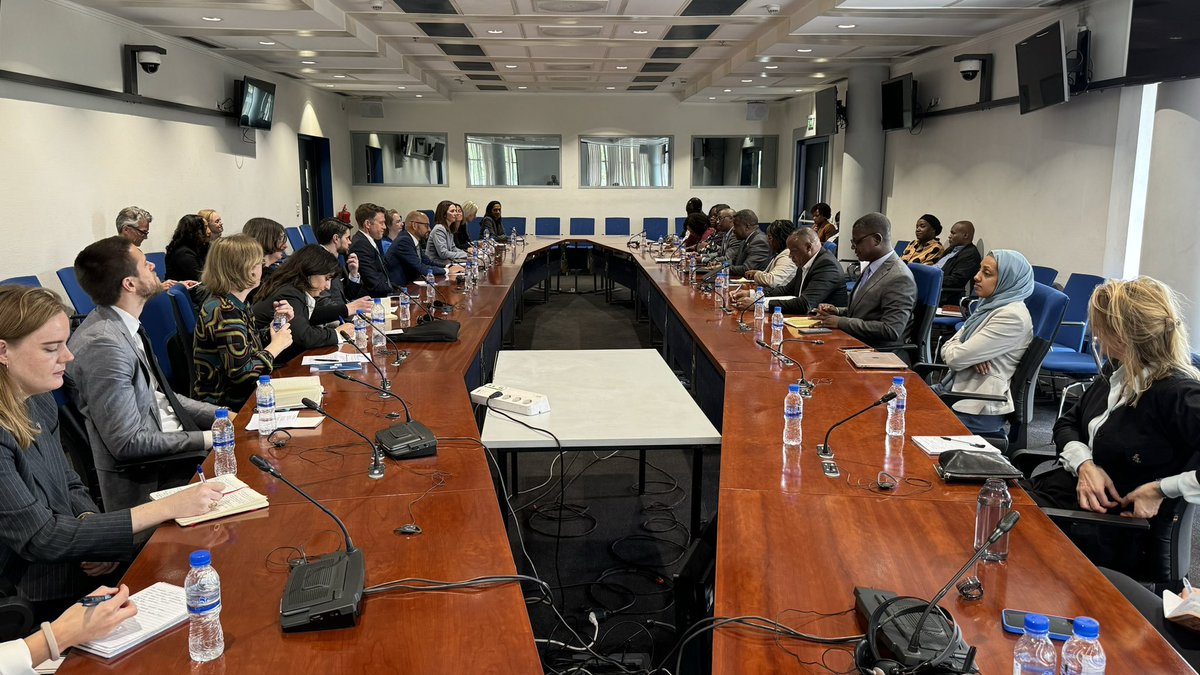African Union Political Affairs Peace and Security (@auc_paps) on Twitter photo Dr <a href="/SarjohBah3/">Sarjoh Bah</a> received Norwegian Ambassadors working in over 10 African countries. They discussed governance, peace & security issues in Africa &agreed to strengthen the AU-🇳🇴 partnership including in improving global governance systems. Norway remains a key partner to <a href="/AUC_PAPS/">African Union Political Affairs Peace and Security</a> Dr <a href="/SarjohBah3/">Sarjoh Bah</a> received Norwegian Ambassadors working in over 10 African countries. They discussed governance, peace & security issues in Africa &agreed to strengthen the AU-🇳🇴 partnership including in improving global governance systems. Norway remains a key partner to <a href="/AUC_PAPS/">African Union Political Affairs Peace and Security</a>