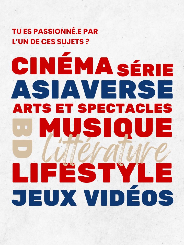 JustFocusAsie's tweet photo. [🔉ALERTE RECRUTEMENT] JustFocus recrute des rédacteurs ! 🗞️ Envoies-nous un DM pour nous rejoindre ou si tu as des questions ! 😉

#recrutement #redaction https://t.co/dkFUBLaMKQ