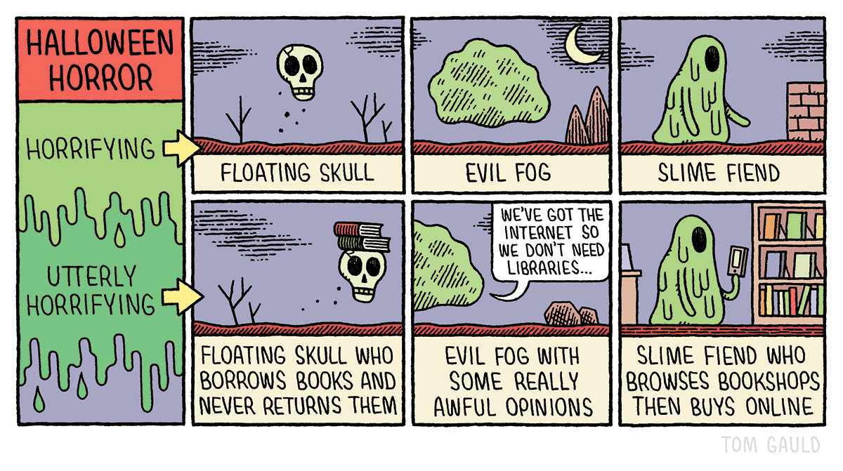 A horrifying cartoon for Halloween (originally for <a href="/GuardianBooks/">Guardian Books</a>)