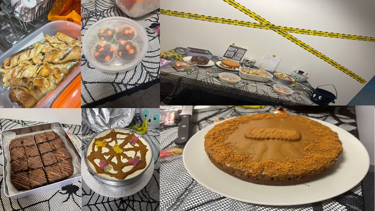 BurtonCopeland's tweet photo. Some great bakes and spooky treats arriving at our office for the #GreatLegalBake raising funds for #ProBonoWeek. We're having a Halloween themed bake sale today to raise money for #accesstojustice. Who will Win? https://t.co/DviiC2WIUb