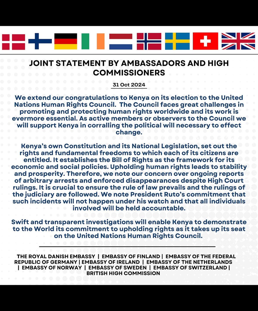 ahmednasirlaw's tweet image. One of the compelling reasons why many Kenyans voted for H.E @WILLIAMSRUTO in 2022 was due to SOLEMN PROMISE to end the senseless mass abduction and extrajudicial killings of the Uhuru regime. SADLY, VERY SADLY, President Ruto hasn't kept his promise to Kenyans to end…