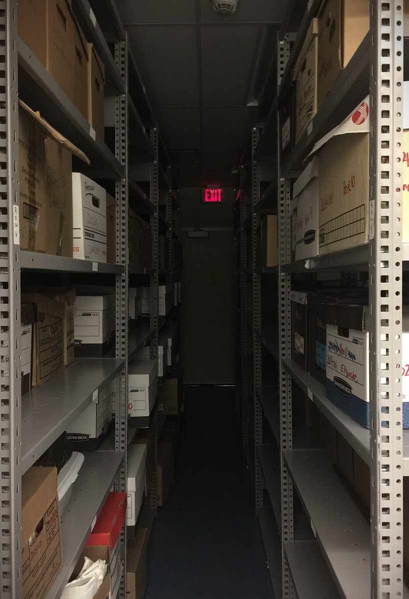 A perpetual issue in archives is material waiting to be processed. For the #ACAHashtagParty this month, we are revealing some of our own backlog!  Spooky. 👻  #ArchivesBacklog <a href="/archivistsdotca/">ACA</a>
