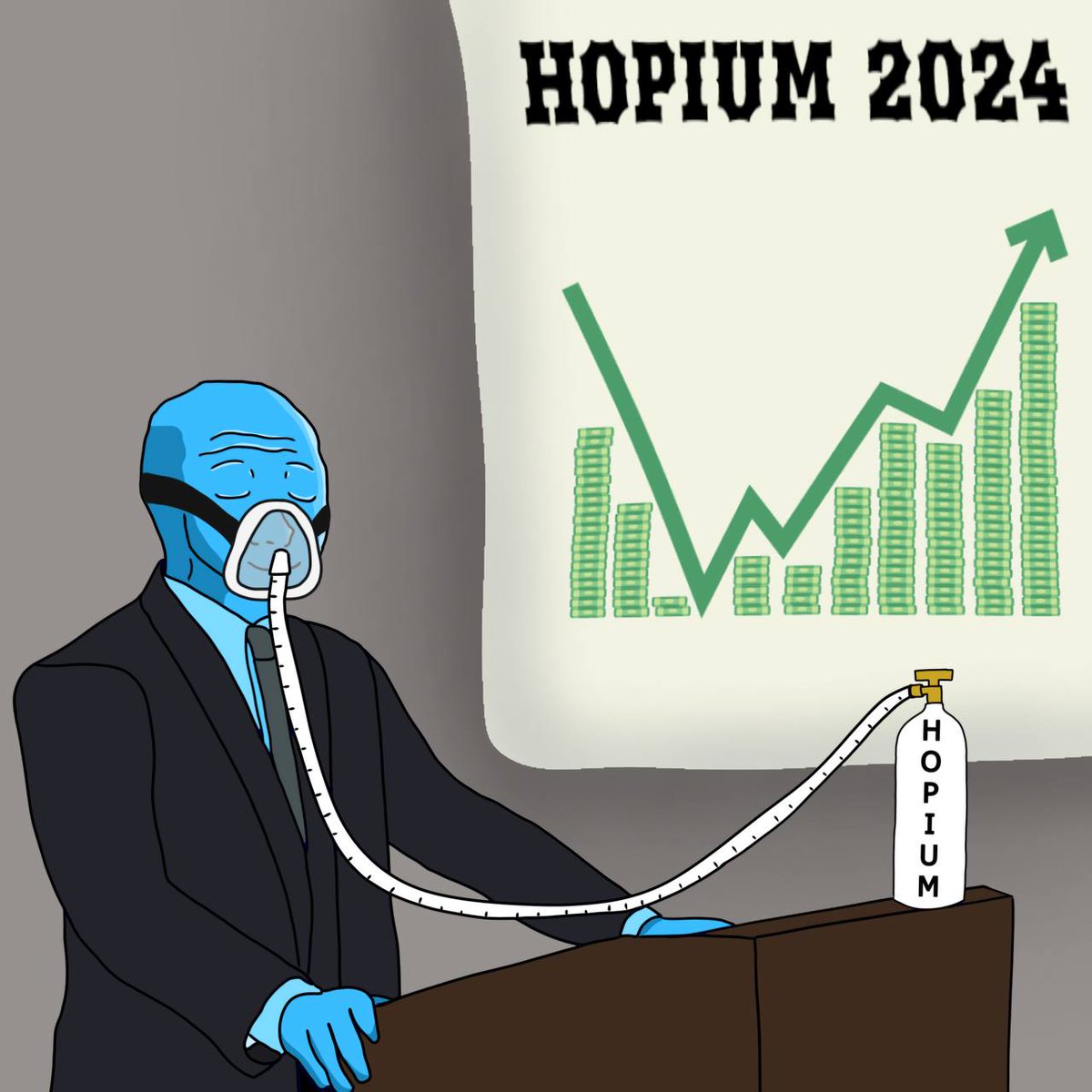 Vote for the one that stayed by you at your lowest moments - $HOPIUM for president.
