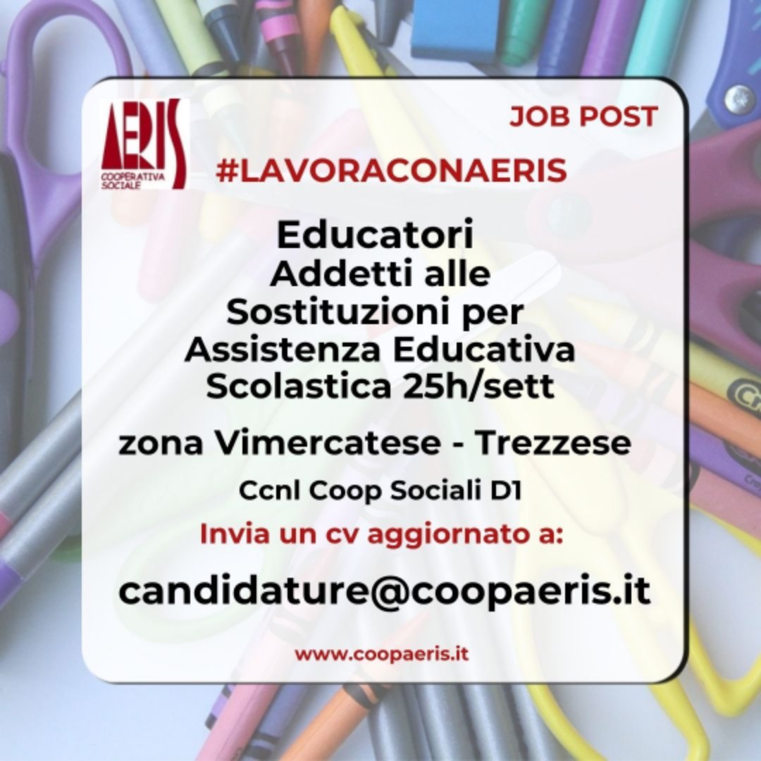 la_aeris's tweet photo. #lavoraconaeris ecco le nuove proposte!
#monza #vimercate #trezzosulladda #brianza https://t.co/68OzfPFd0x