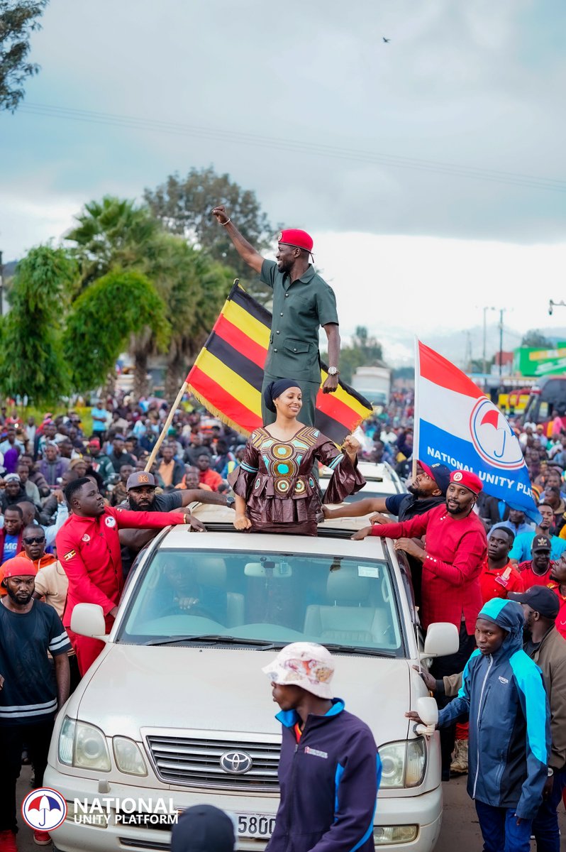 HEBobiwine's tweet photo. In Kisoro District today, we successfully nominated our candidate for District Woman MP, comrade @TanaSalim aka Tana. We are very thankful for a very warm reception by the people of Kisoro. We also used this occasion to officially open the @NUP_Ug office in the district. I am super energized by the energy of our people in Kisoro. 
#Kisoro4NUP #PeoplePowerOurPower