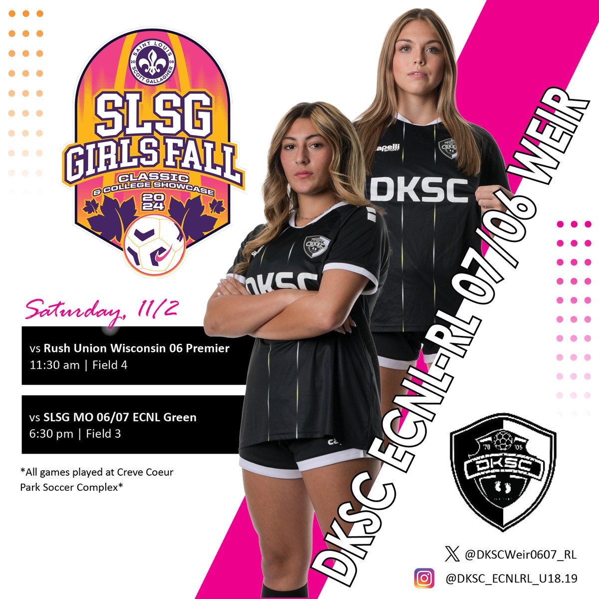 DKSC U18/U19 ECNL-RL tweet media