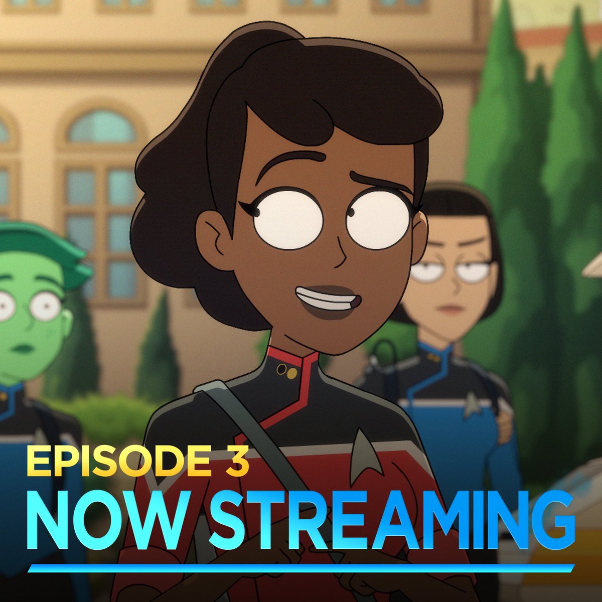 It's the best day of the week! A new episode of #StarTrekLowerDecks is now streaming.