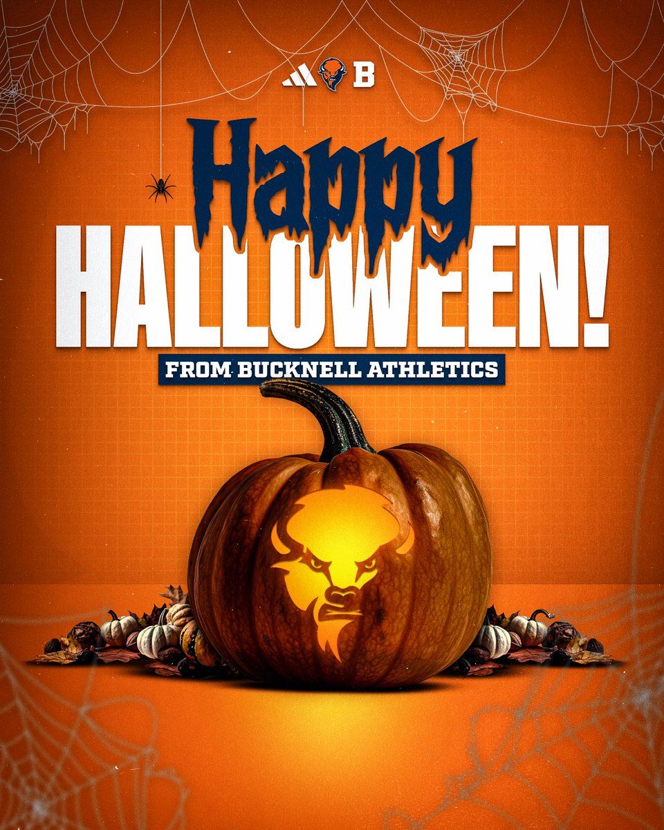 Orange &amp; Blue…and a little boo! Happy Halloween from Bucknell Athletics!