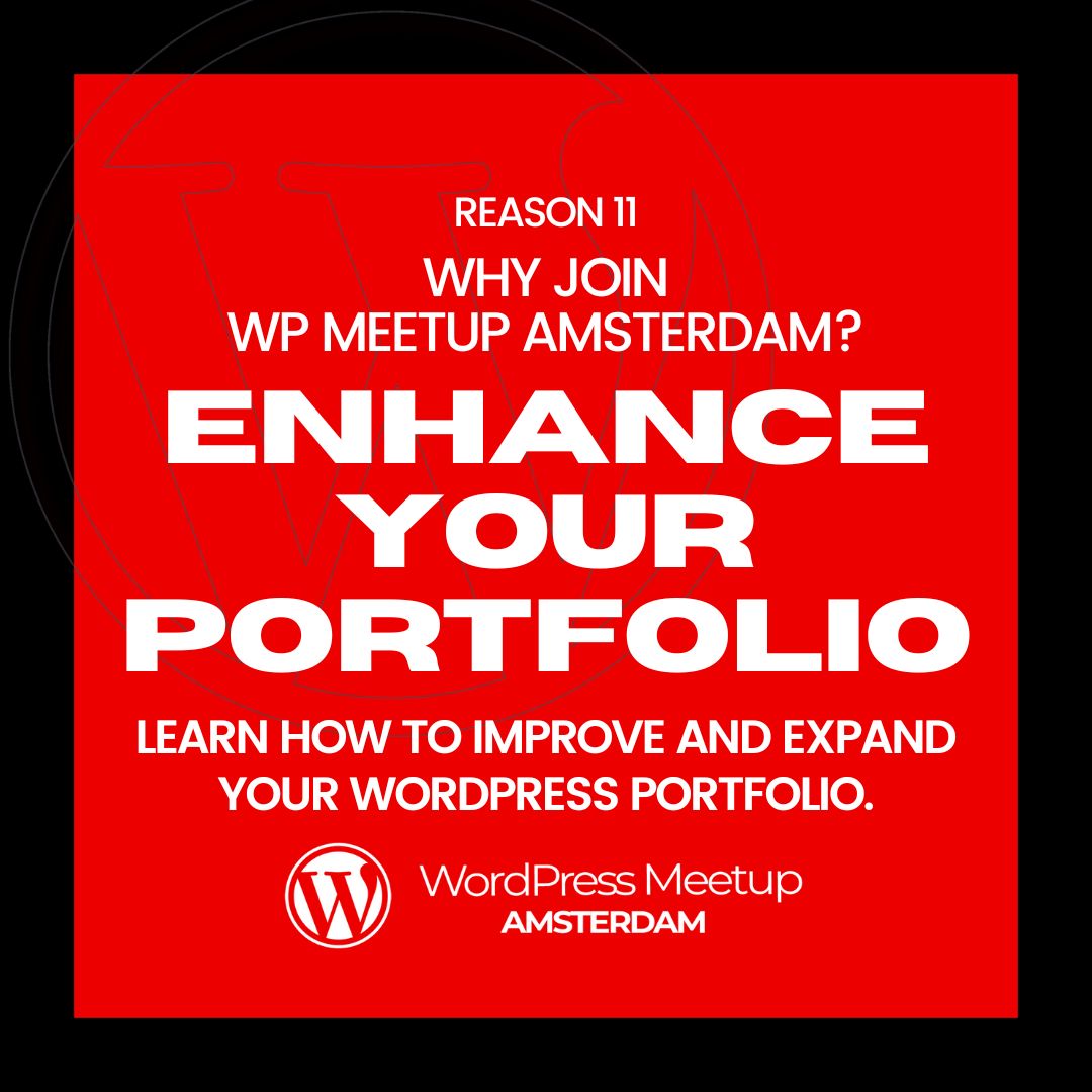 WordPress Meetup Amsterdam tweet media