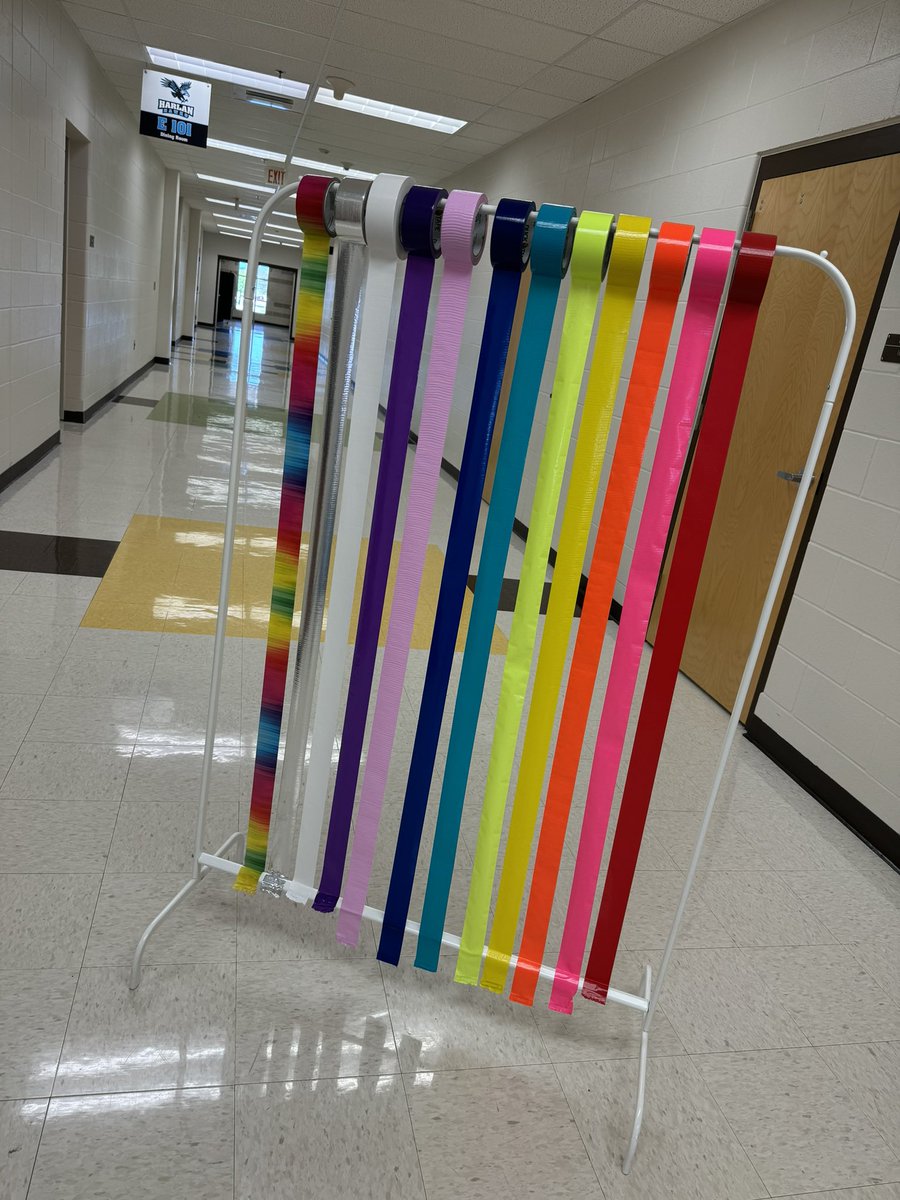 MrsONealDesigns's tweet photo. 🎃 @NISDHarlan are getting spooky and sticky! 🎃 Our Tape an Admin to the Wall fundraiser is happening today in the cafeteria 🕸️ $1 per strip! 💸
Come join the fun and support our program!  #HarlanHawks #HalloweenFun #CTEFundraiser #StudentIdeas #SchoolSpirit https://t.co/E2bfe8PUWS