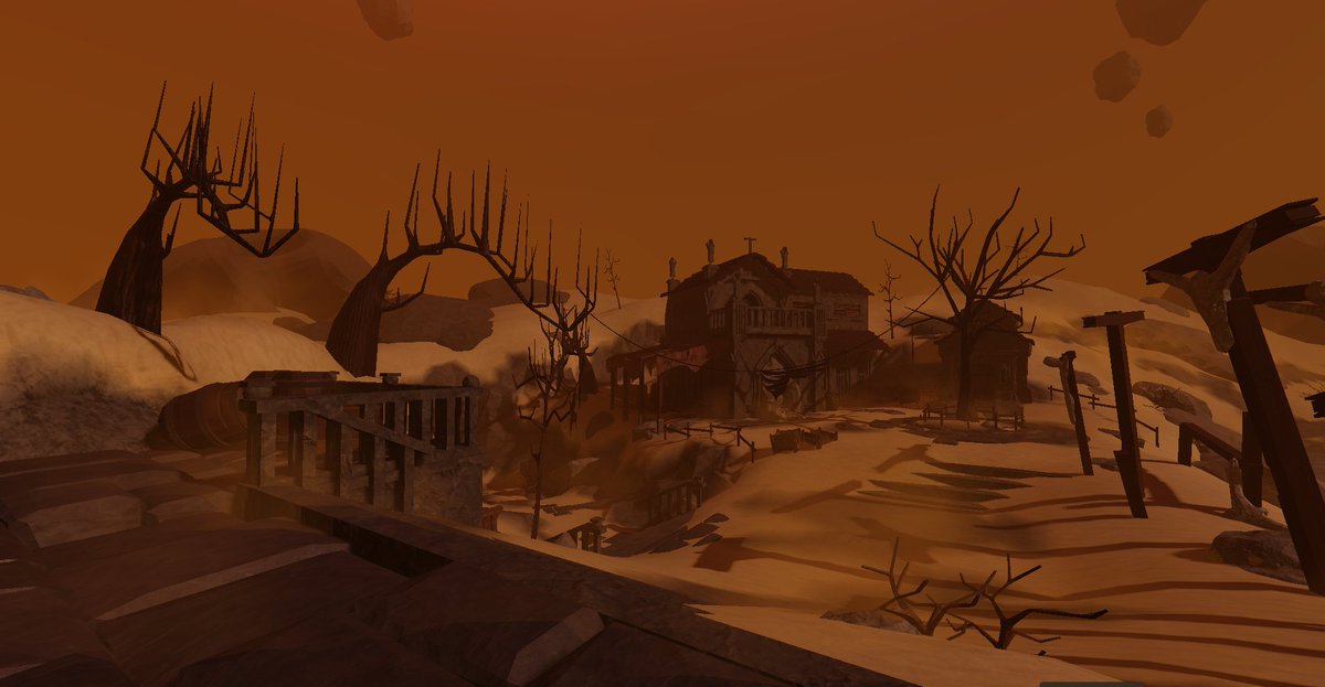 EBlast199's tweet photo. Yo guys, I've made my first showcase that is mainly inspired by Zdzislaw Beksinski! Finished this in about 2 to 3 weeks #Roblox #RobloxDev 
https://t.co/oxkPMWrFFP https://t.co/MPsNjCOUXZ