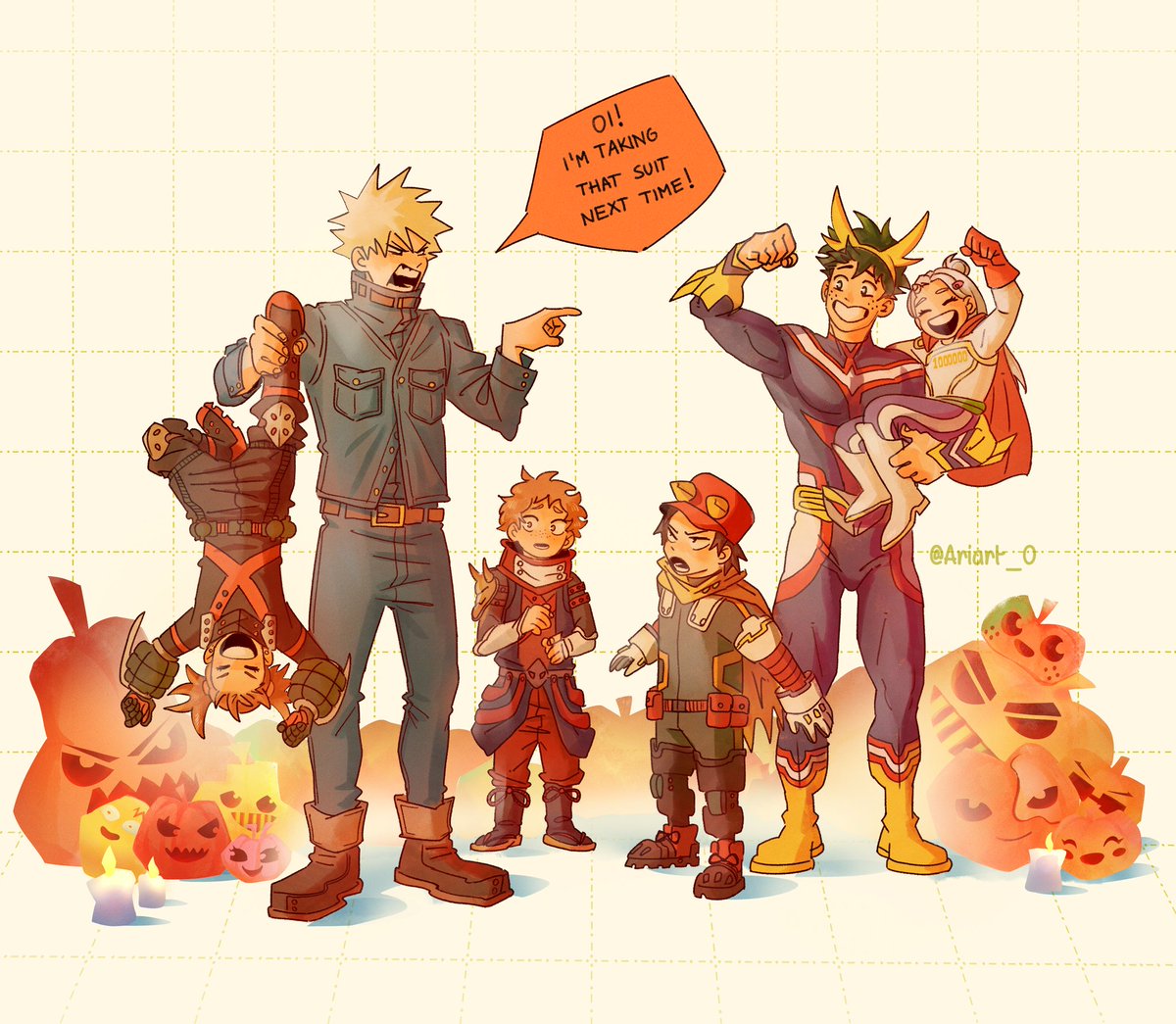 Happy Halloween!! 👻🎃
 #bkdk #mha