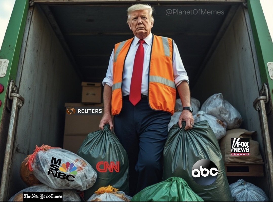 <a href="/realDonaldTrump/">Donald J. Trump</a> Taking out the real trash.