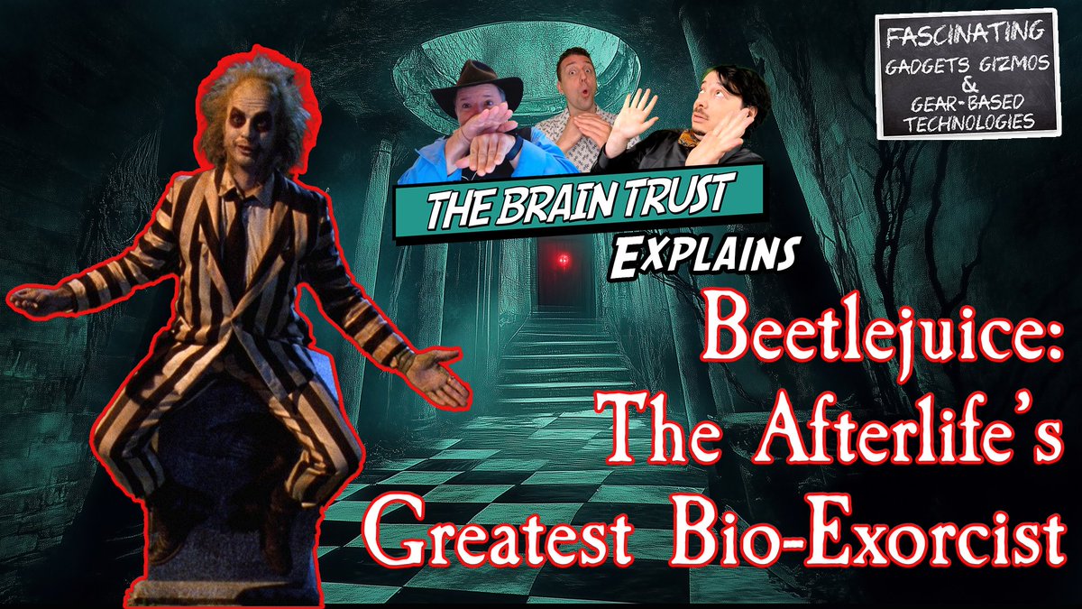 Happy #Halloween!  We always love to celebrate this holiday, so we decided analyze the work of the "Ghost with the Most" #Beetlejuice.  We talk about his life as a bio-exorcist, how he is able to change into so many things, and how to shrink a human head: bit.ly/3YoHTqF