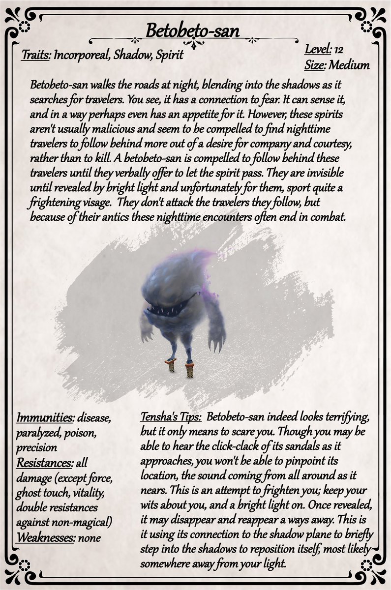 As you prepare for your evening of tricks and treats, just remember that you're not the only souls out tonight.  May you have a fruitful excursion.

#ttrpg #Pathfinder2e #pf2e #pathfinder