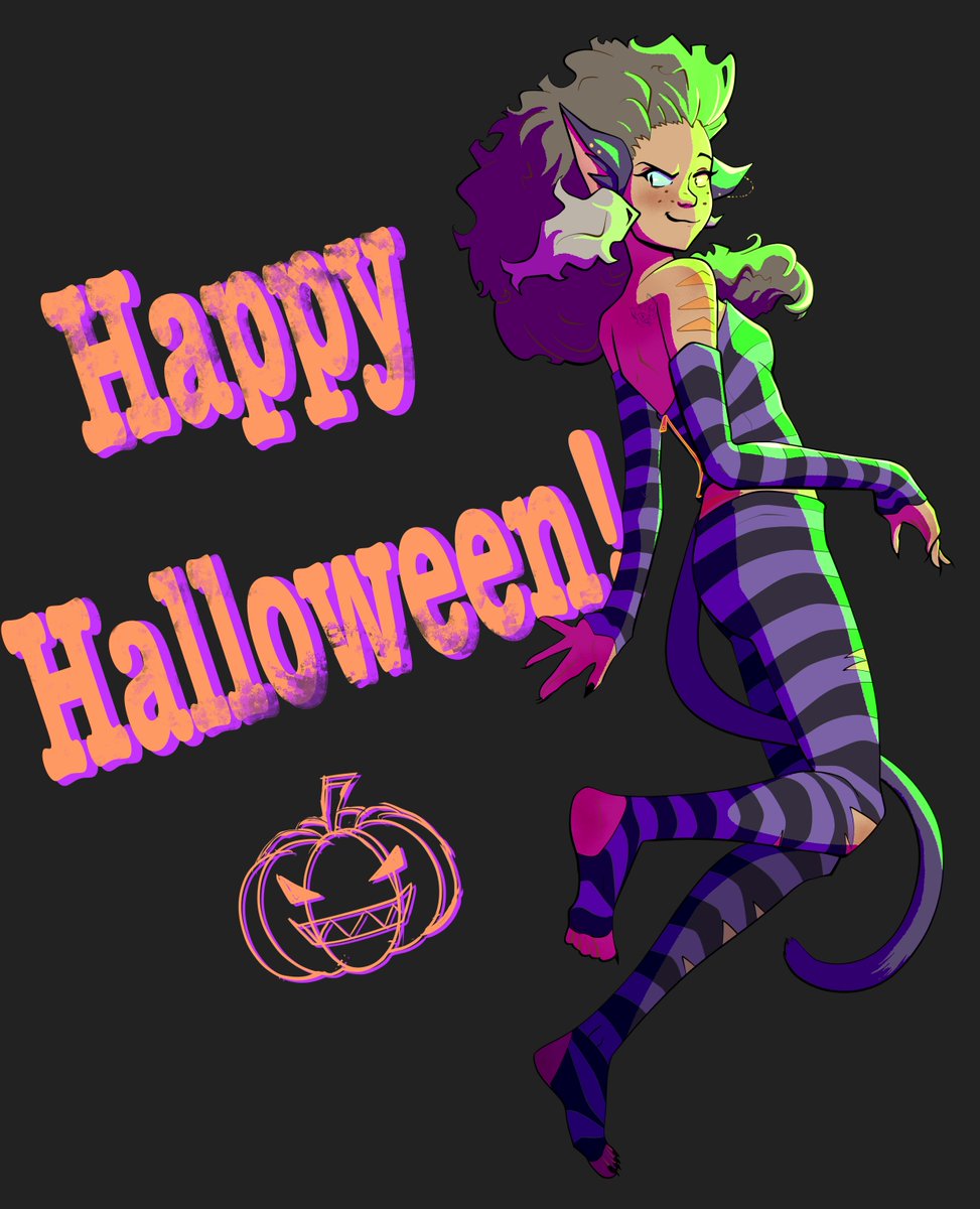 EmileeDoodles's tweet image. Happy Halloween 🎃

#Catra