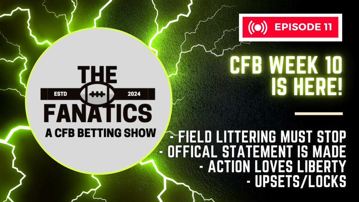The Fanatics: A CFB Betting Show tweet media