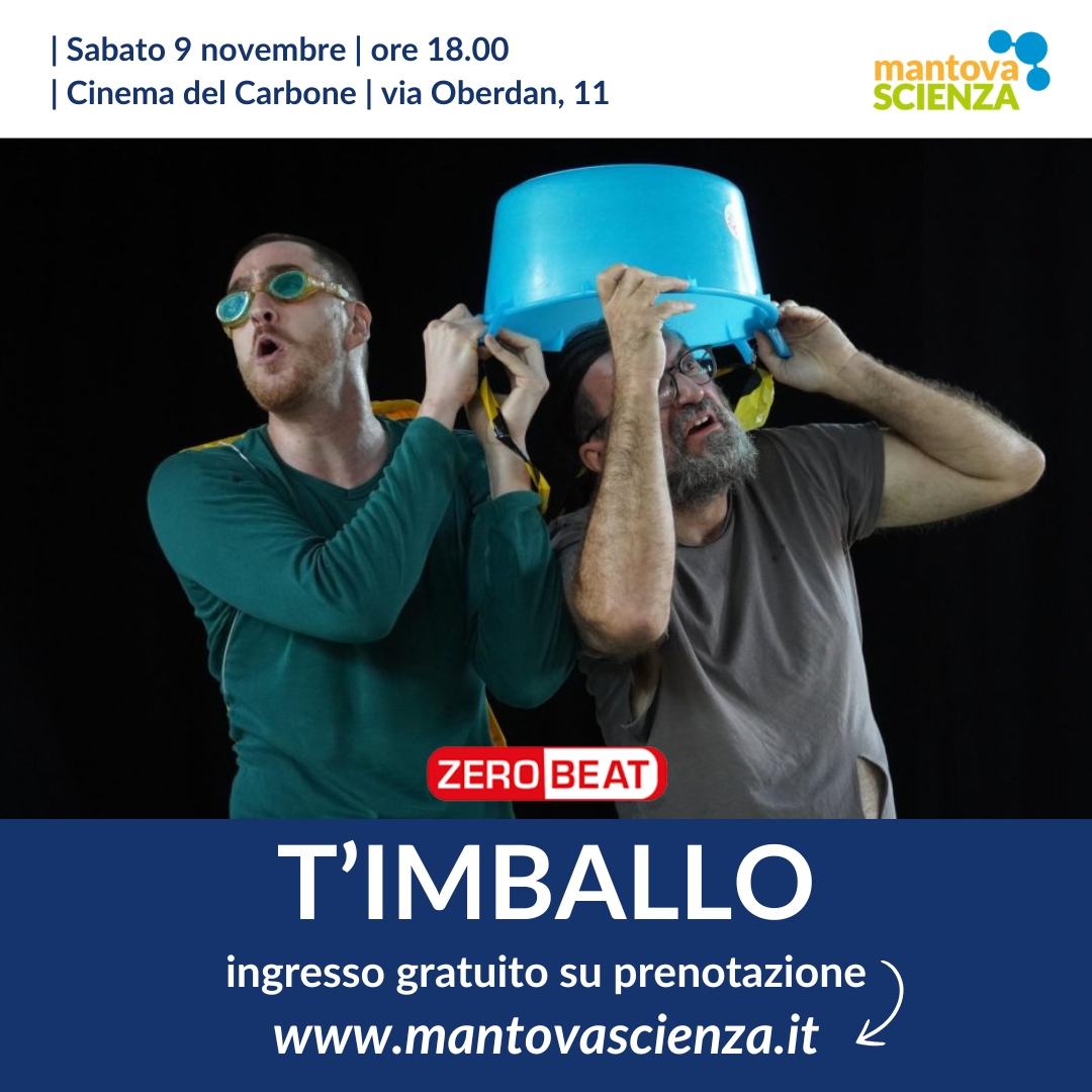 Una performance musicale e teatrale a cura di Zero Beat sui temi dell’inquinamento e del cambiamento climatico, rivolta a bambini dai 6 agli 11 anni e alle loro famiglie. ♻️♻️♻️

Lo spettacolo è gratuito, ma è necessario prenotare su mantovascienza.it